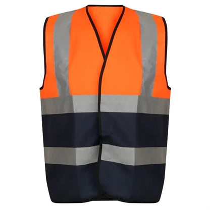 VISIPRO Unisex Hook & Loop Reflective Colorblock Safety Vest