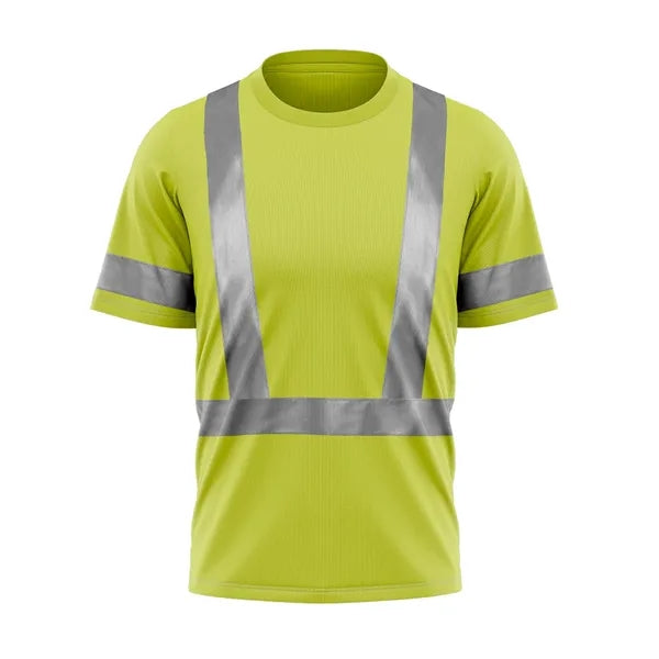 VISIPRO Short Sleeve Reflective Safety T-Shirt - Poly-Cotton
