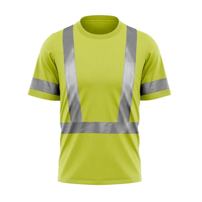 VISIPRO Short Sleeve Reflective Safety T-Shirt - Poly-Cotton