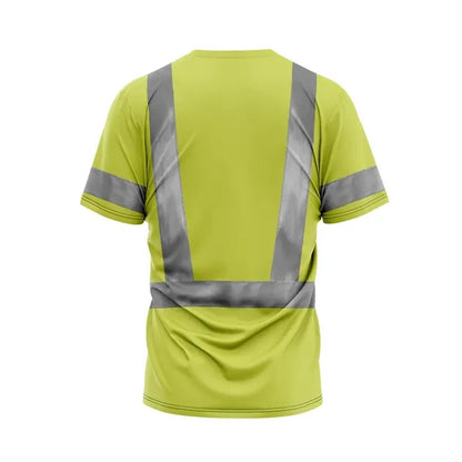 VISIPRO Short Sleeve Reflective Safety T-Shirt - Poly-Cotton