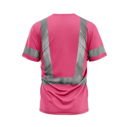VISIPRO Short Sleeve Reflective Safety T-Shirt - Poly-Cotton