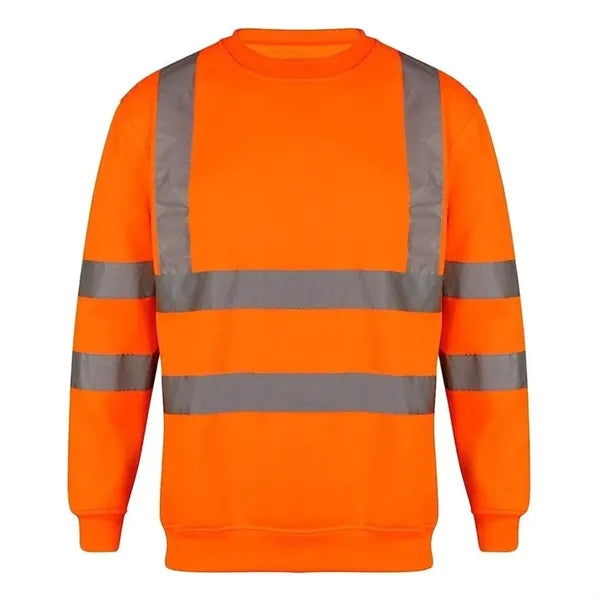 VISIPRO Reflective Safety Sweatshirt with Bands & Brace -