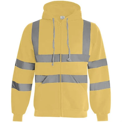 VISIPRO Reflective Safety Full-Zip Hoodie with Bands & Brace