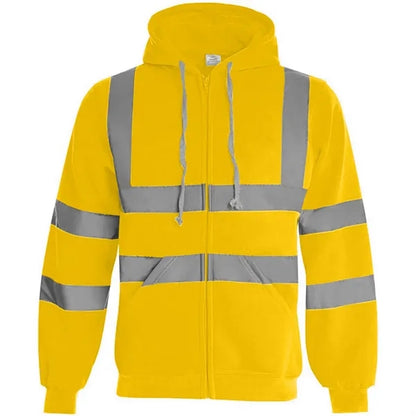 VISIPRO Reflective Safety Full-Zip Hoodie with Bands & Brace