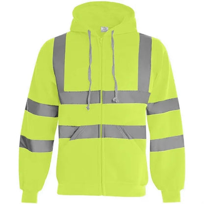 VISIPRO Reflective Safety Full-Zip Hoodie with Bands & Brace