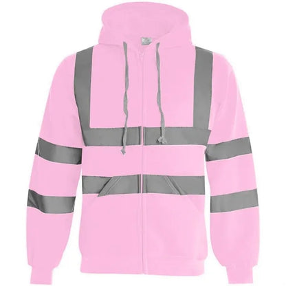 VISIPRO Reflective Safety Full-Zip Hoodie with Bands & Brace