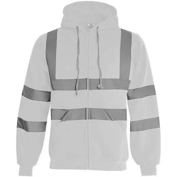 VISIPRO Reflective Safety Full-Zip Hoodie with Bands & Brace
