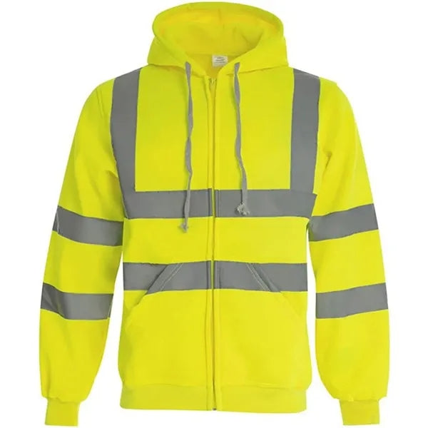 VISIPRO Reflective Safety Full-Zip Hoodie with Bands & Brace
