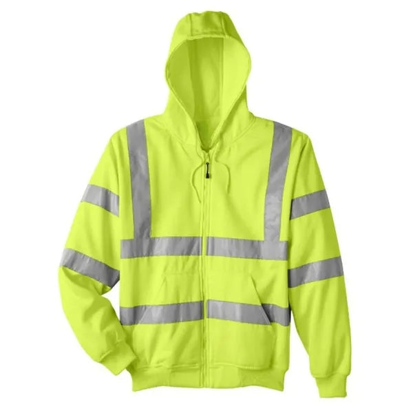 VISIPRO Reflective Safety Full-Zip Hoodie with Bands & Brace