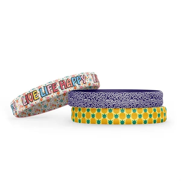 PVC Snap On Bracelet -  9"x 0.6"x 0.075"