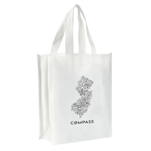 Screen Printed Small Shopper Bag (8" X 10" X 4")