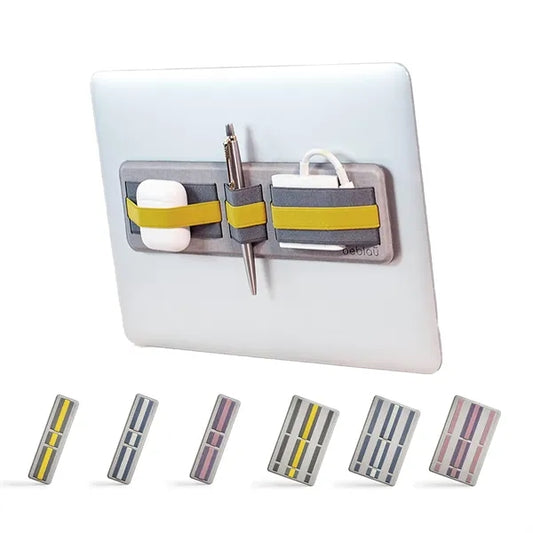 Adhesive Portable Tech Organizer for laptops notebooks