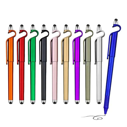 Ballpoint Phone Holder and Touch Screen Stylus Pen