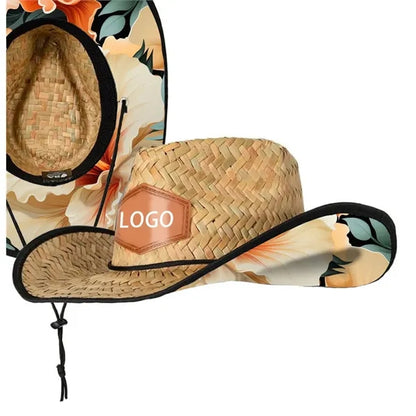 Summer Straw Lifeguard Hat