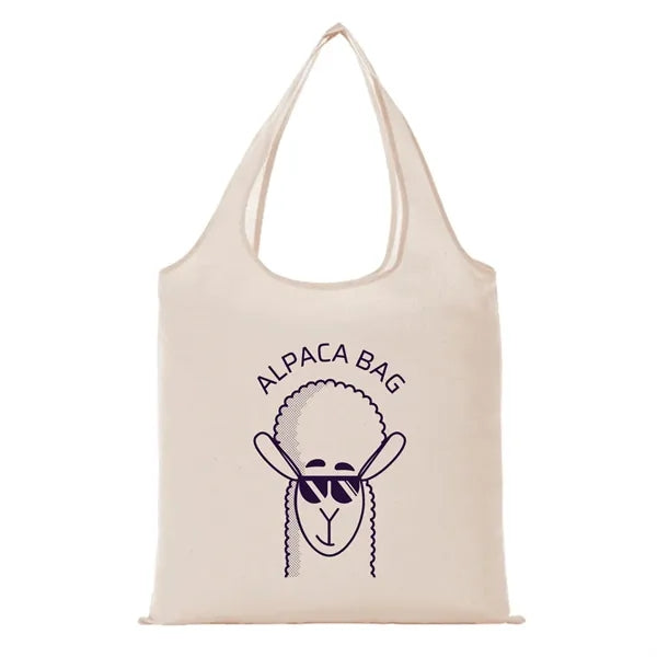 Custom Canvas Shopper Bag (16"W X 15"H)