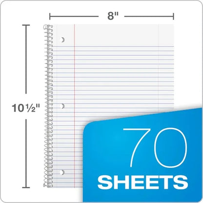 Oxford Spiral Notebook College Ruled Paper