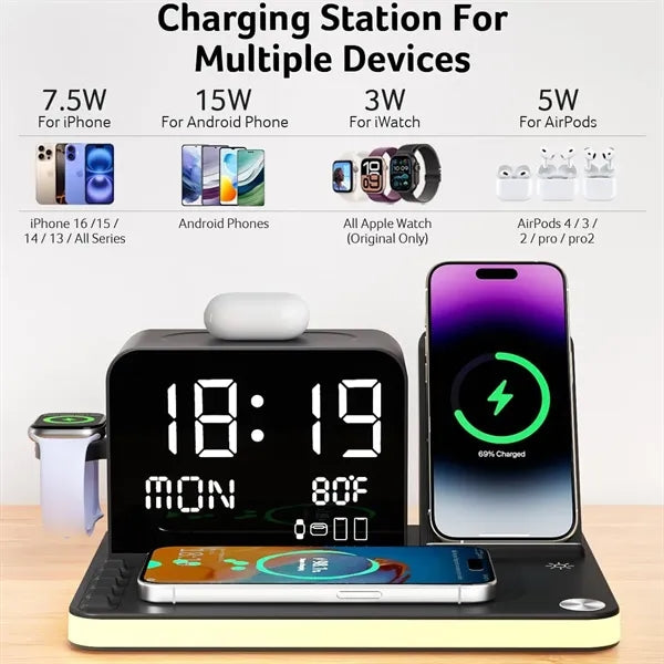7-in-1 Wireless Charging Station for Multiple Devices