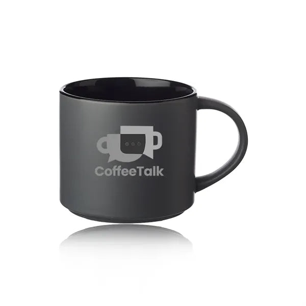 Matte 16 oz. Stackable Ceramic Mugs