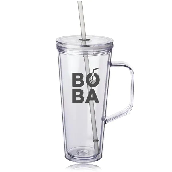 24 oz. Tilden Plastic Tumbler with Handle