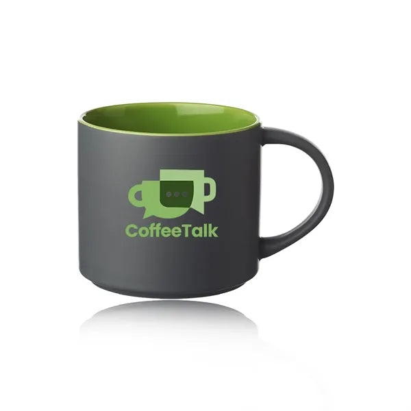 Matte 16 oz. Stackable Ceramic Mugs