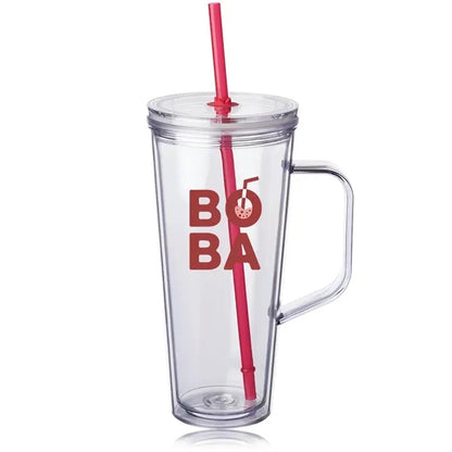 24 oz. Tilden Plastic Tumbler with Handle