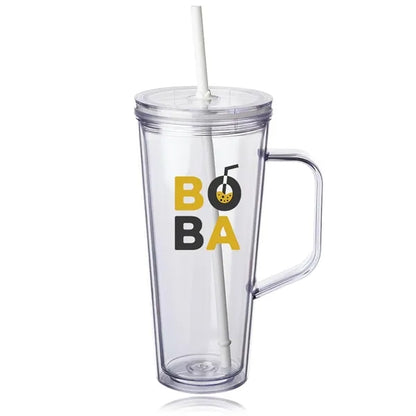 24 oz. Tilden Plastic Tumbler with Handle
