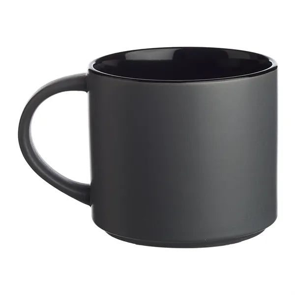 Matte 16 oz. Stackable Ceramic Mugs