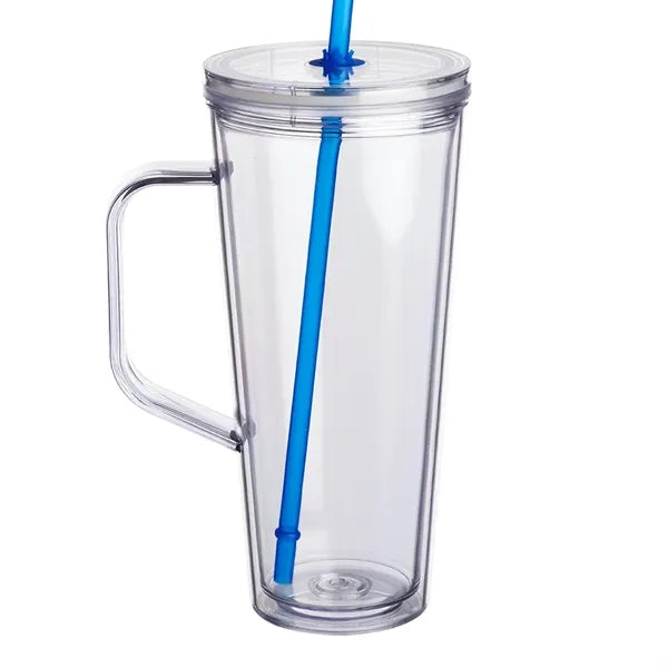 24 oz. Tilden Plastic Tumbler with Handle
