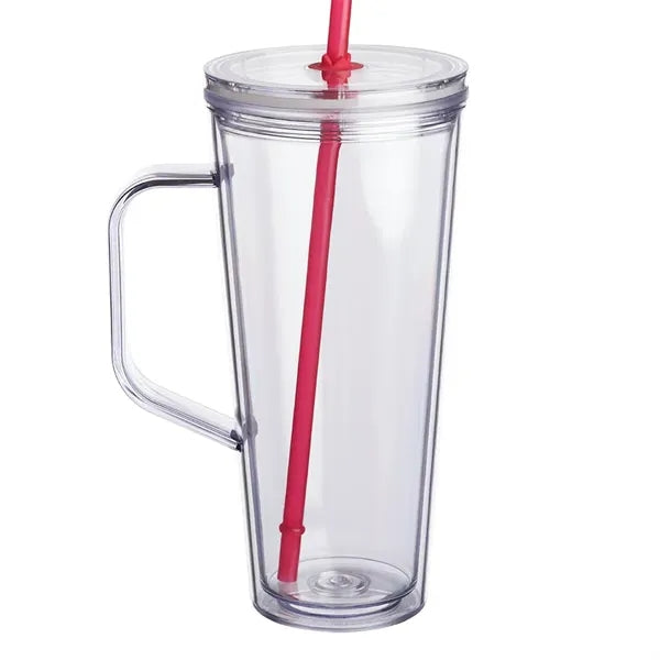 24 oz. Tilden Plastic Tumbler with Handle