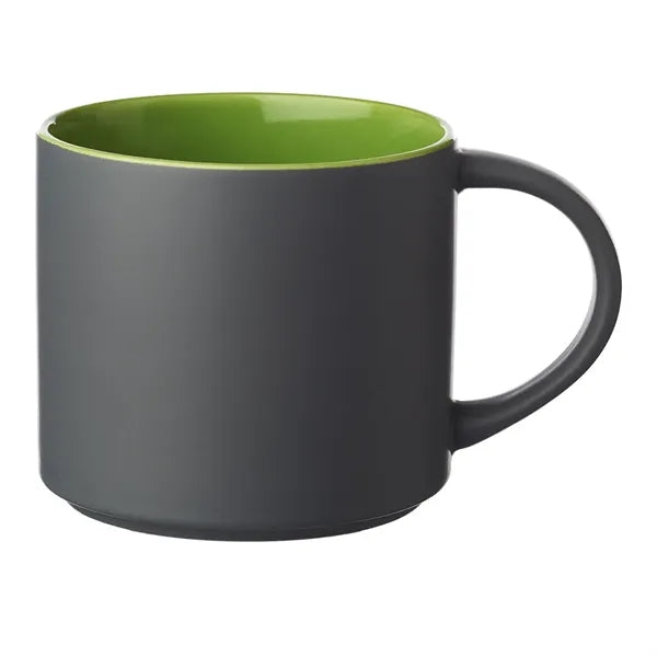 Matte 16 oz. Stackable Ceramic Mugs