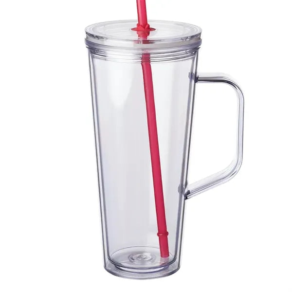 24 oz. Tilden Plastic Tumbler with Handle