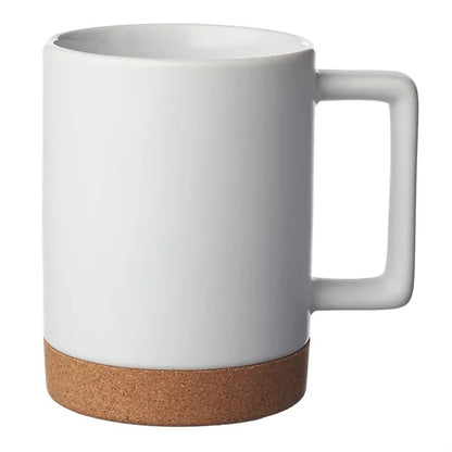 Caldwell 15 oz. Cork Base Ceramic Mugs