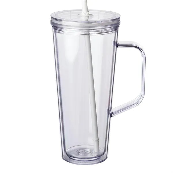 24 oz. Tilden Plastic Tumbler with Handle