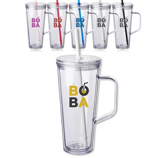 24 oz. Tilden Plastic Tumbler with Handle