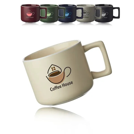 Sandpoint 14 oz. Latte Ceramic Mugs