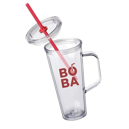 24 oz. Tilden Plastic Tumbler with Handle