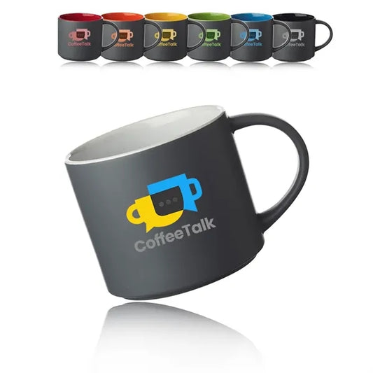 Matte 16 oz. Stackable Ceramic Mugs