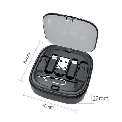 6-in-1 Retractable Charging Cable