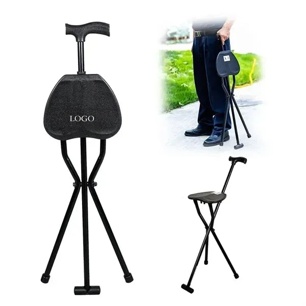 Lightweight Folding Cane With Seat