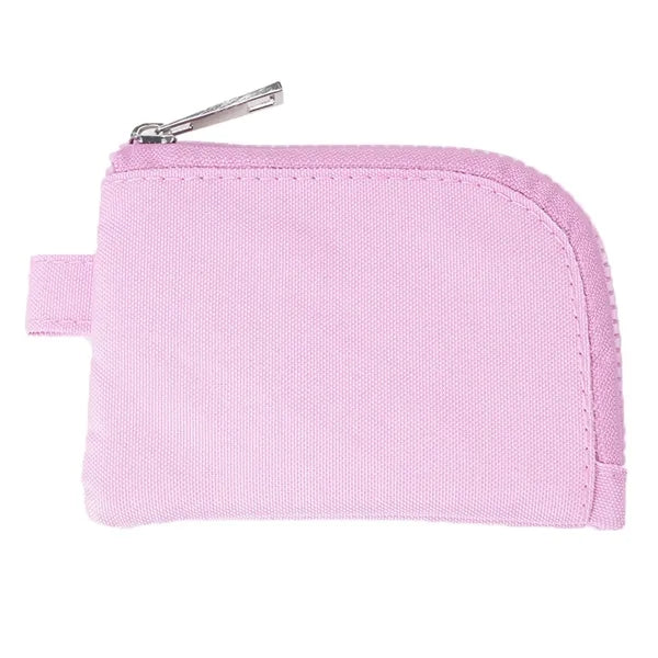 600D RPET Zippered Card Pouch w/ Clip - 4.7" x 3.3"