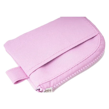 600D RPET Zippered Card Pouch w/ Clip - 4.7" x 3.3"
