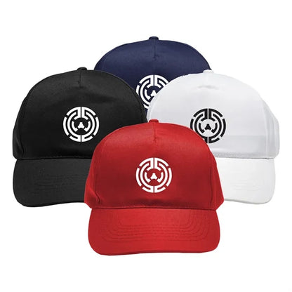 Polyester 5-Panel Baseball Cap with Custom Logo