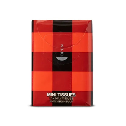 Mini Tissue Packet - Buffalo Plaid