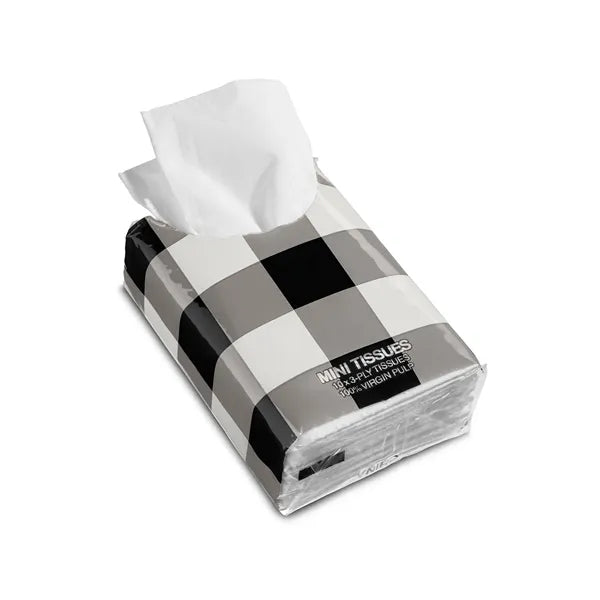 Mini Tissue Packet - Buffalo Plaid
