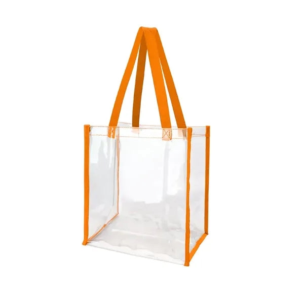 Clear PVC Stadium Approved Tote Bag for  Events