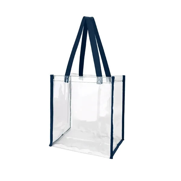 Clear PVC Stadium Approved Tote Bag for  Events