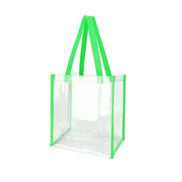 Clear PVC Stadium Approved Tote Bag for  Events