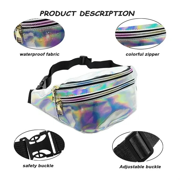 Waterproof Neon Adjustable Belt Fanny Pack