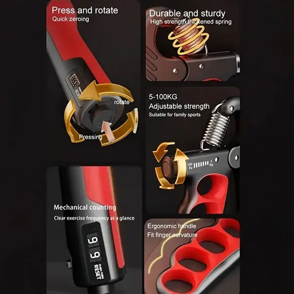 Adjustable Electronic Counting Hand Gripper