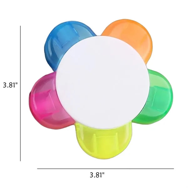 5-in-1 flower-shaped highlighter